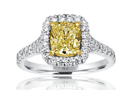 Yellow Diamond Ring R1028