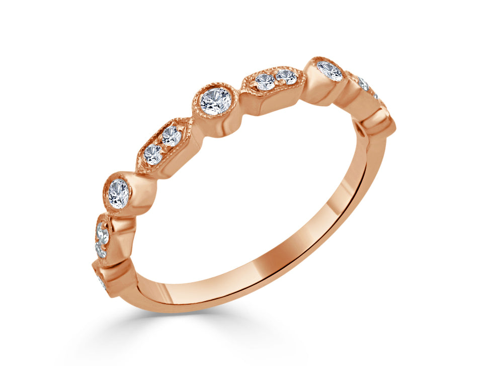 Rose Gold Wedding Ring R1176